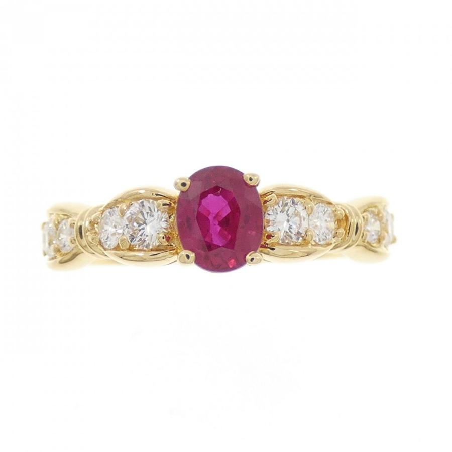 K18YG ルビー リング 0.544CT : KOMEHYO ONLINESTORE Yahoo!店 - 通販