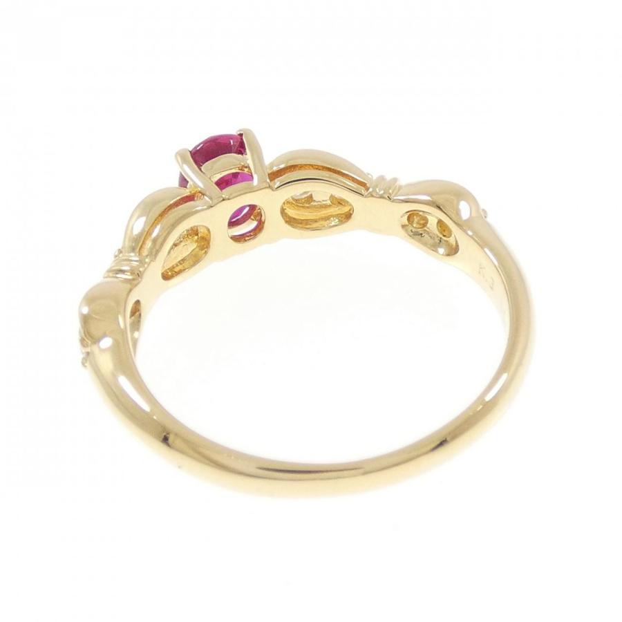 K18YG ルビー リング 0.544CT : KOMEHYO ONLINESTORE Yahoo!店 - 通販