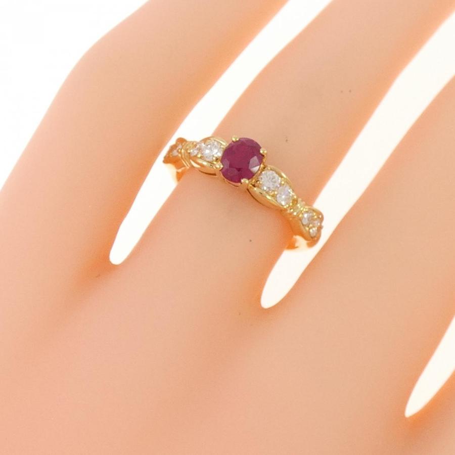 K18YG ルビー リング 0.544CT : KOMEHYO ONLINESTORE Yahoo!店 - 通販