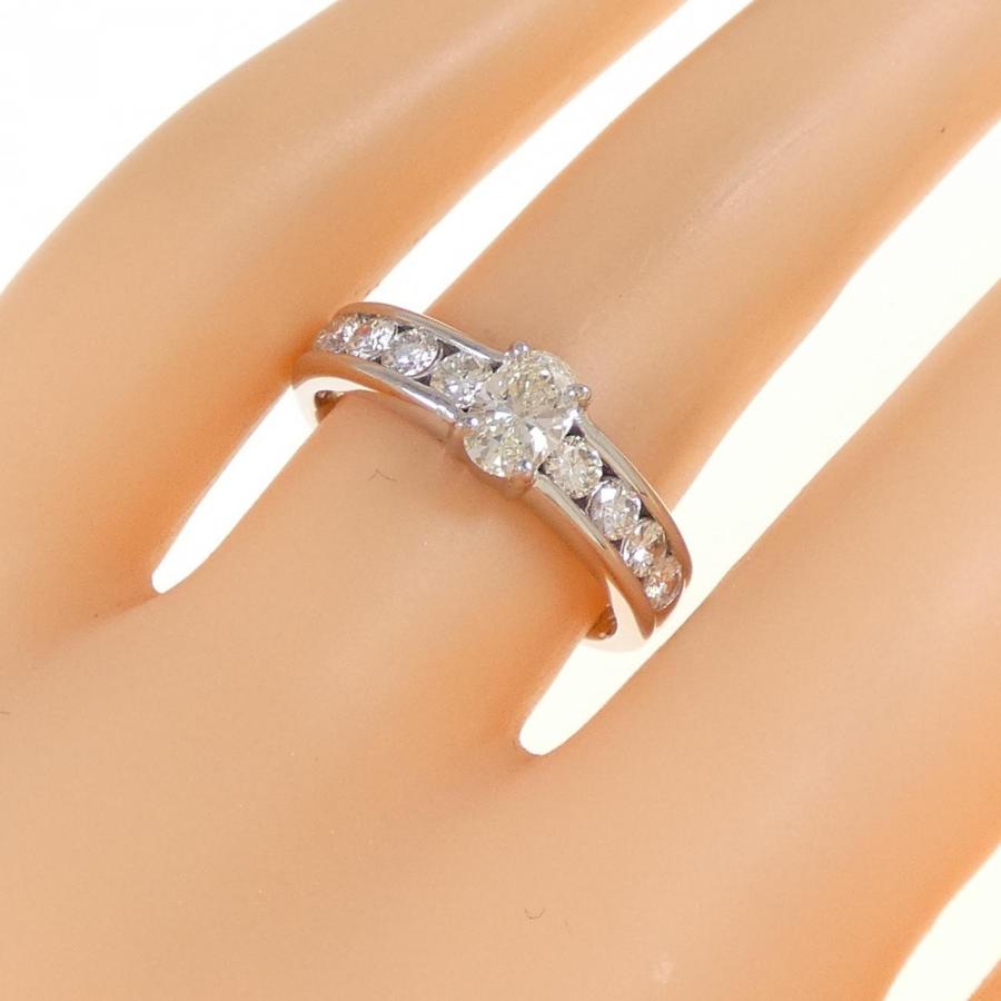 PT900 ダイヤモンド リング 0.406CT L VS2 オーバルカット : KOMEHYO 