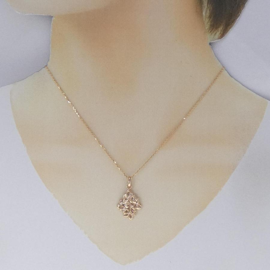 K18YG ダイヤモンド ネックレス 0.05CT : KOMEHYO ONLINESTORE Yahoo