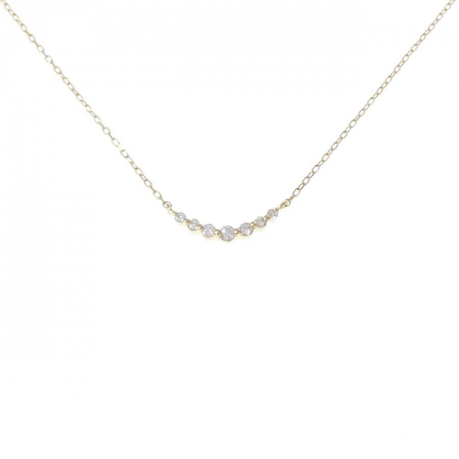 K18YG ダイヤモンド ネックレス 0.12CT : KOMEHYO ONLINESTORE Yahoo