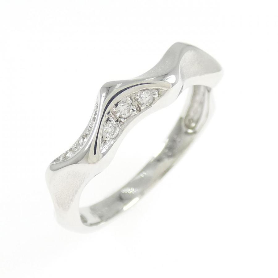 K18WG ダイヤモンドリング K18WG ダイヤモンド リング 0.09CT : KOMEHYO ONLINESTORE Yahoo!店