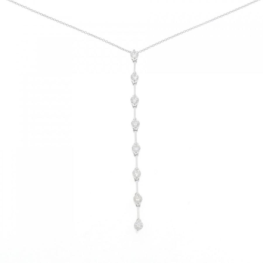 K18WG ダイヤモンド ネックレス 1.00CT : KOMEHYO ONLINESTORE Yahoo