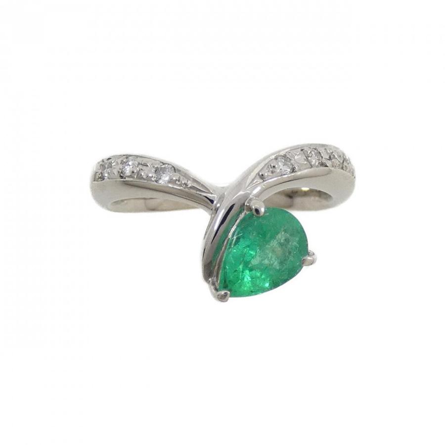PT900 エメラルド リング 0.43CT : KOMEHYO ONLINESTORE Yahoo