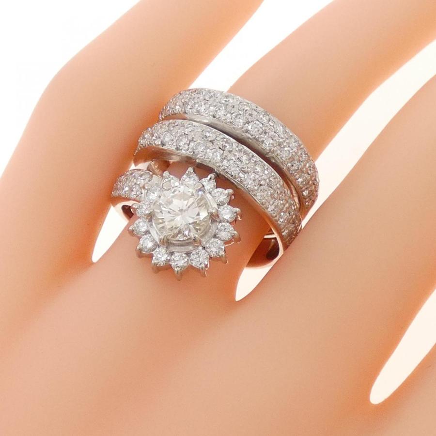 PT900 ダイヤモンド リング 1.001CT J SI1 Fair_3