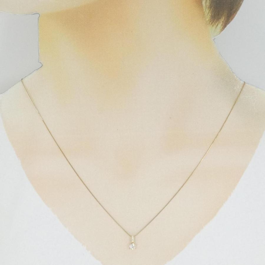 K18YG ダイヤモンド ネックレス 0.16CT : KOMEHYO ONLINESTORE Yahoo 