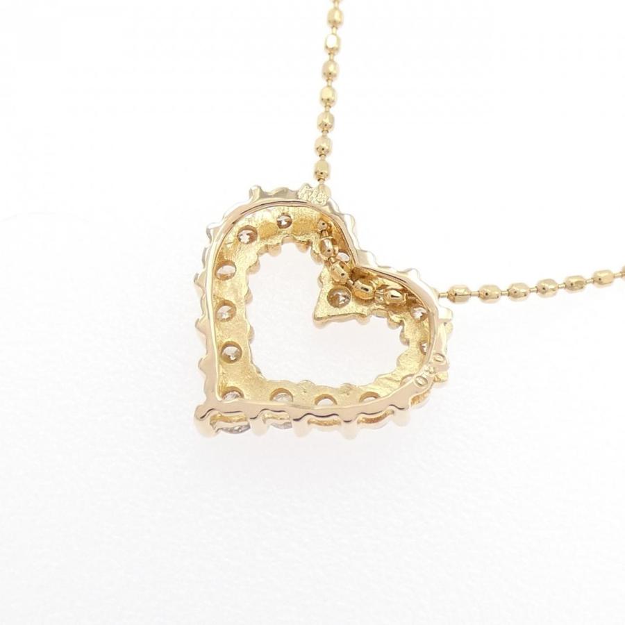 K18PG ハート ダイヤモンド ネックレス 0.30CT : KOMEHYO ONLINESTORE
