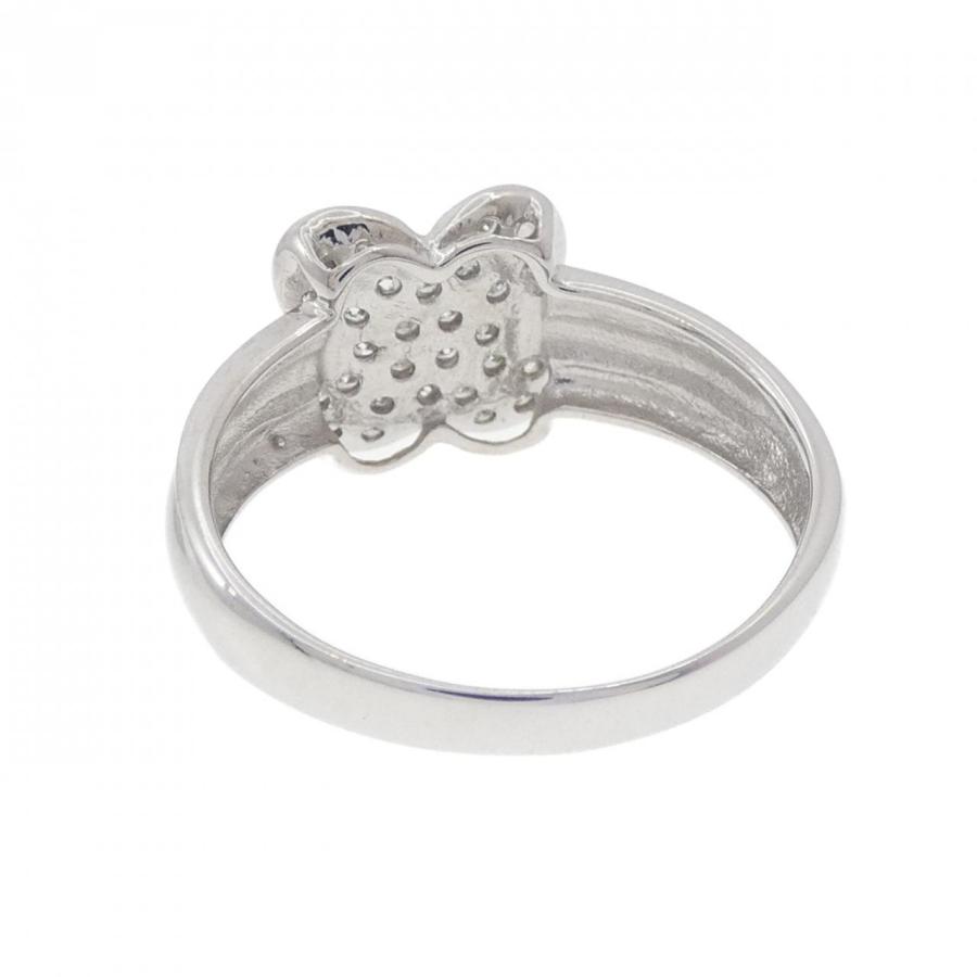 K18WG フラワー ダイヤモンド リング 0.20CT : KOMEHYO ONLINESTORE 