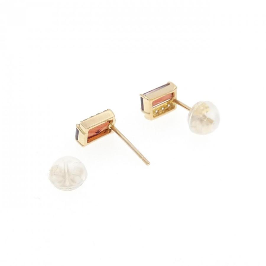 K18YG ガーネット ピアス : KOMEHYO ONLINESTORE Yahoo!店 - 通販