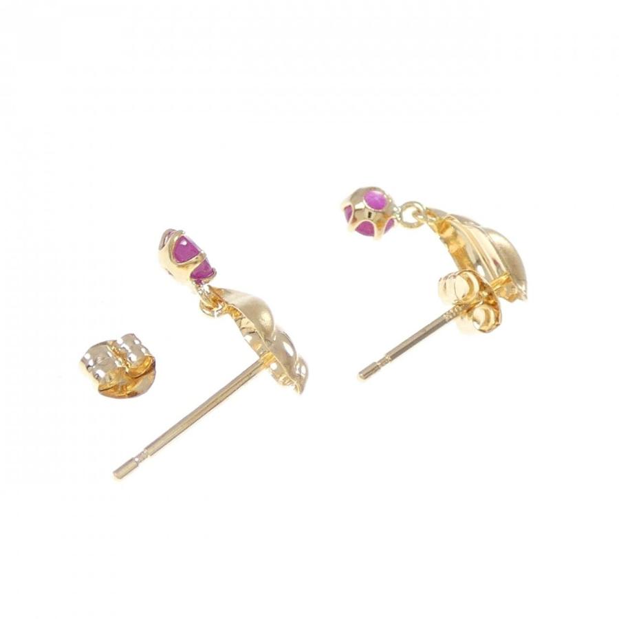 K18YG ルビー ピアス : KOMEHYO ONLINESTORE Yahoo!店 - 通販 - Yahoo