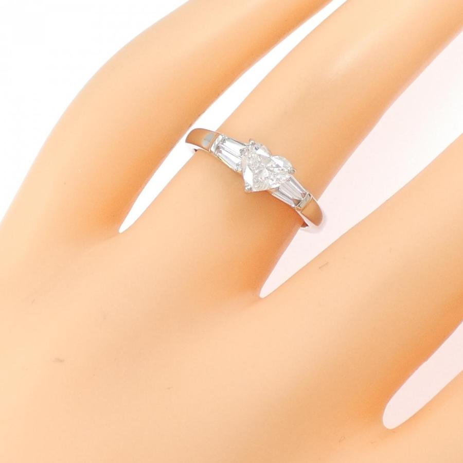PT900 ダイヤモンド リング 0.573CT E SI1 ハートシェイプ : KOMEHYO