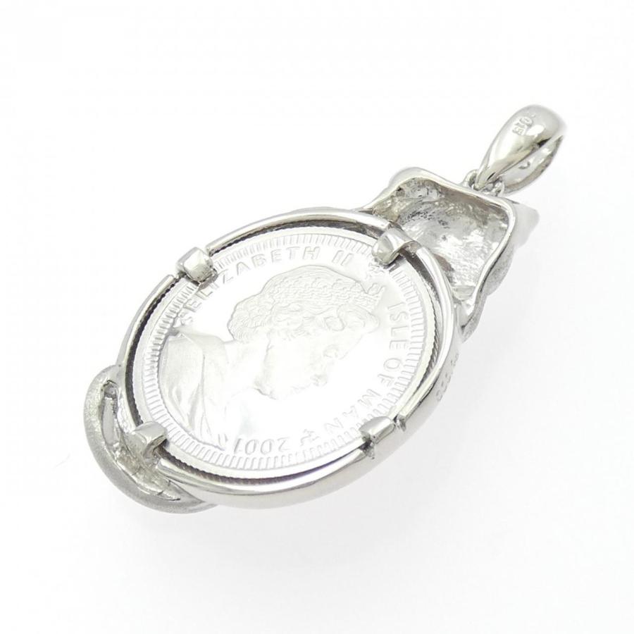 PT1000(枠) ダイヤモンド コイン ペンダント 0.015CT_1