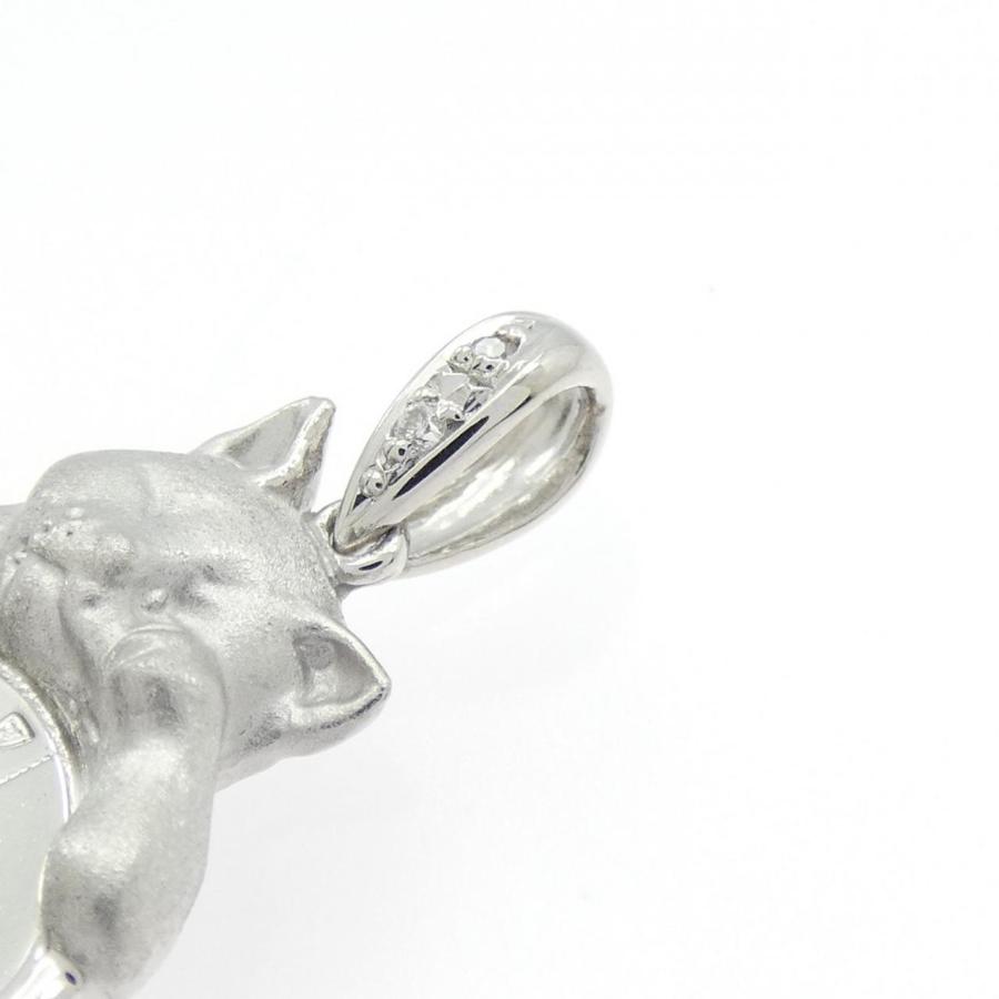PT1000(枠) ダイヤモンド コイン ペンダント 0.015CT_2