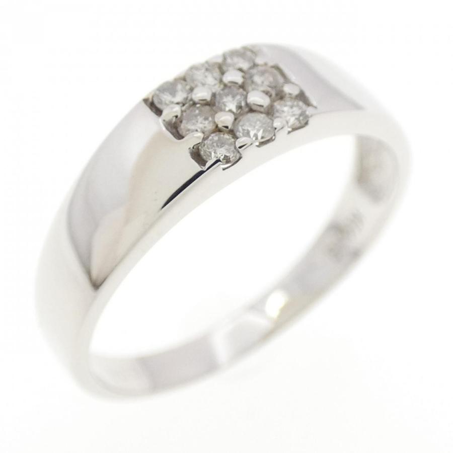 ダイヤモンド リング K14WG K14WG ダイヤモンド リング 0.09CT : KOMEHYO ONLINESTORE Yahoo!店