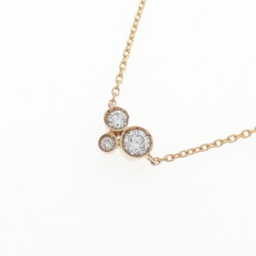 ポンテヴェキオダイヤモンド0.15ct K18ゴールドネックレス ポンテヴェキオ ダイヤモンド ネックレス 0.15CT : KOMEHYO