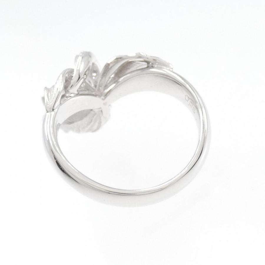 K18WG フラワー ダイヤモンド リング 0.08CT : KOMEHYO ONLINESTORE