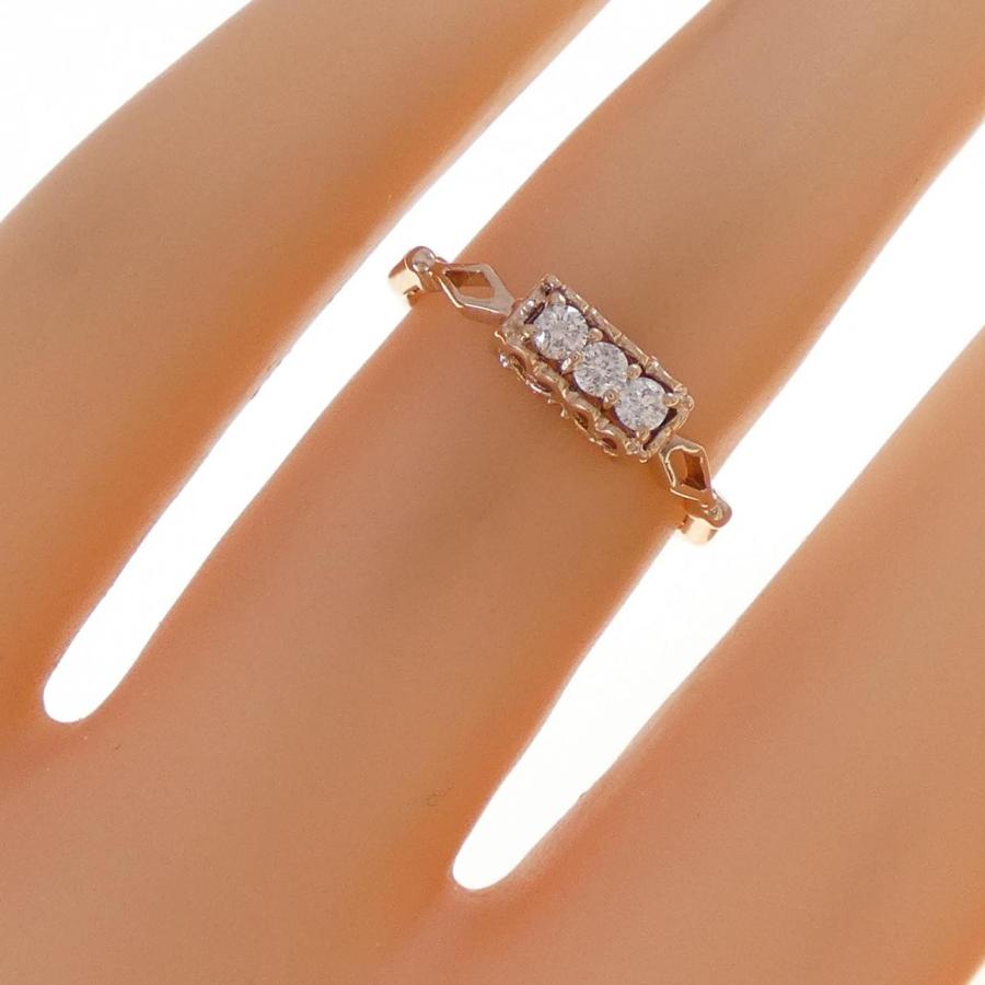 K10PG ダイヤモンド リング 0.10CT : KOMEHYO ONLINESTORE Yahoo!店