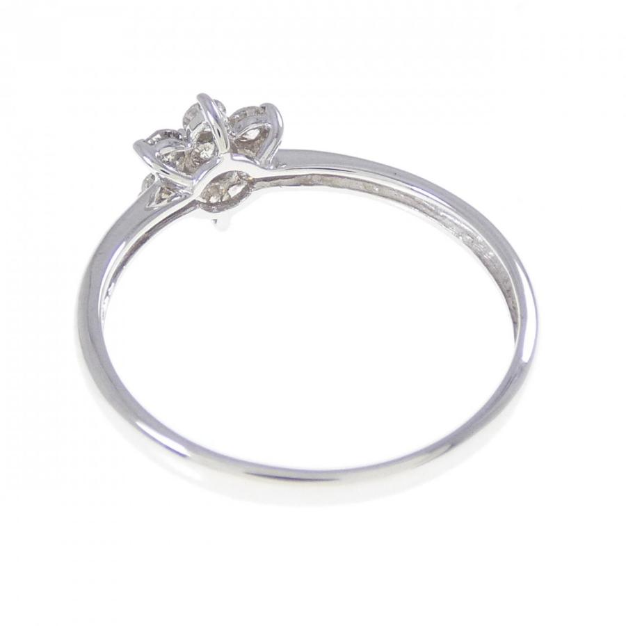 K10WG フラワー ダイヤモンド リング 0.20CT : KOMEHYO ONLINESTORE 