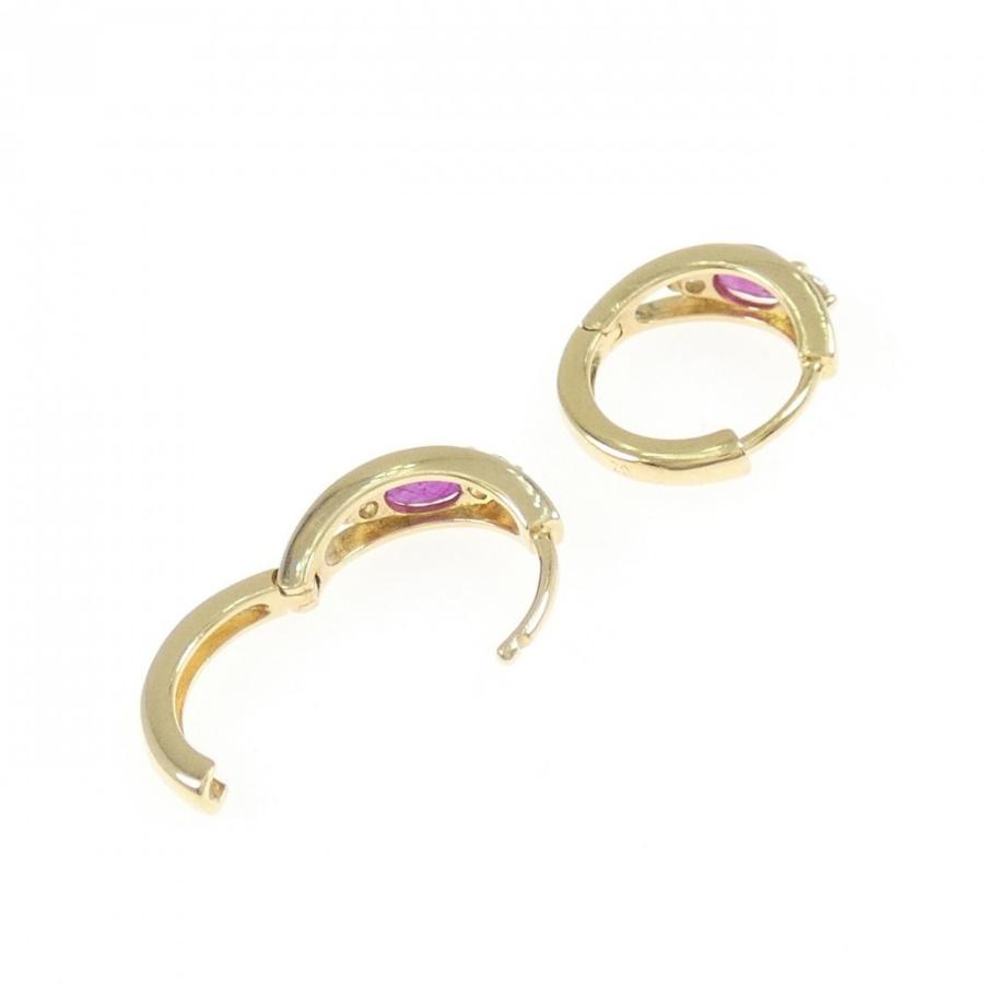 K18YG ルビー ピアス : KOMEHYO ONLINESTORE Yahoo!店 - 通販 - Yahoo