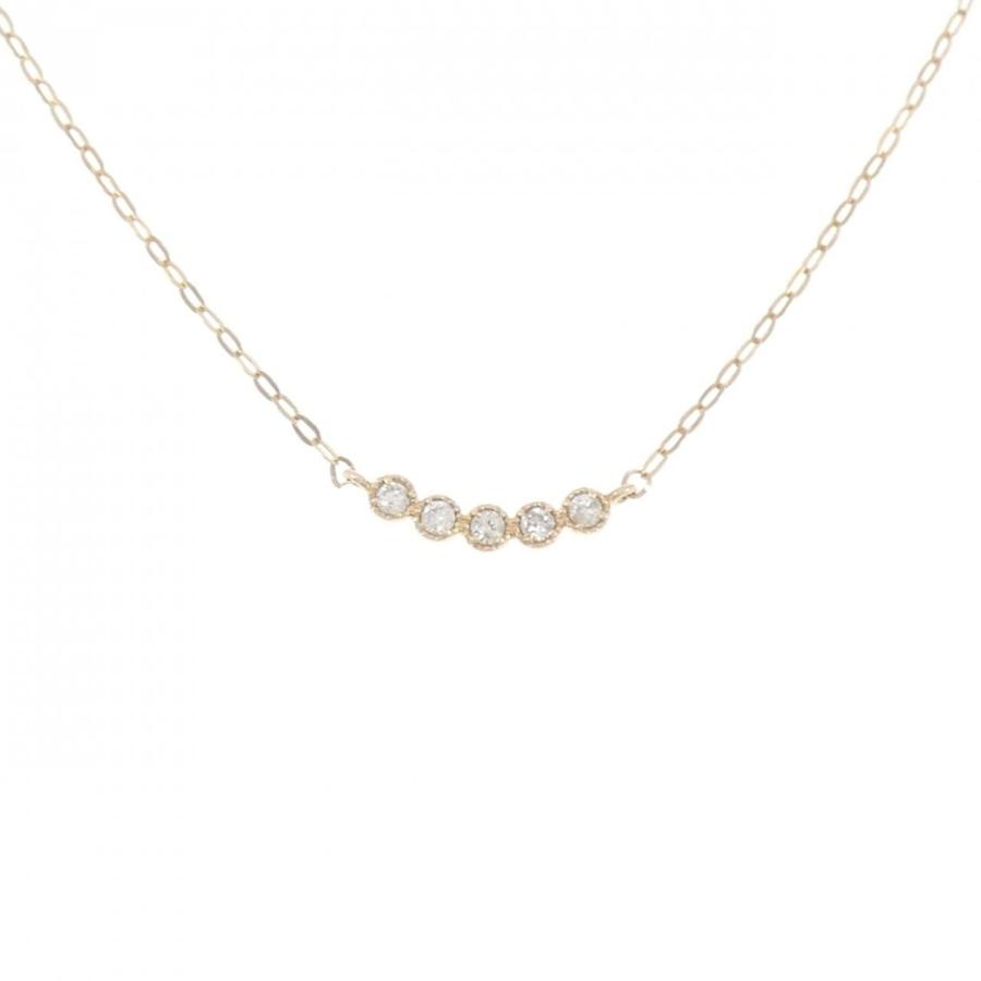 K10YG ダイヤモンド ネックレス 0.07CT : KOMEHYO ONLINESTORE Yahoo