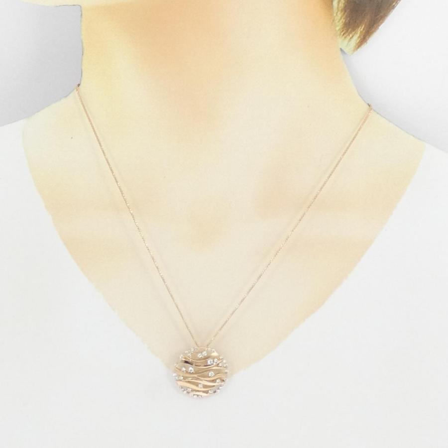 K18PG/K18YG ダイヤモンド ネックレス 0.50CT : KOMEHYO ONLINESTORE