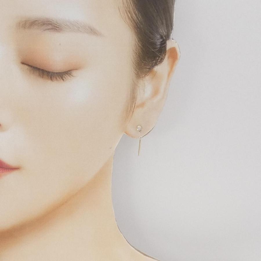 ヒロタカ ショートアロー ピアス 0.06CT 片耳 : KOMEHYO ONLINESTORE