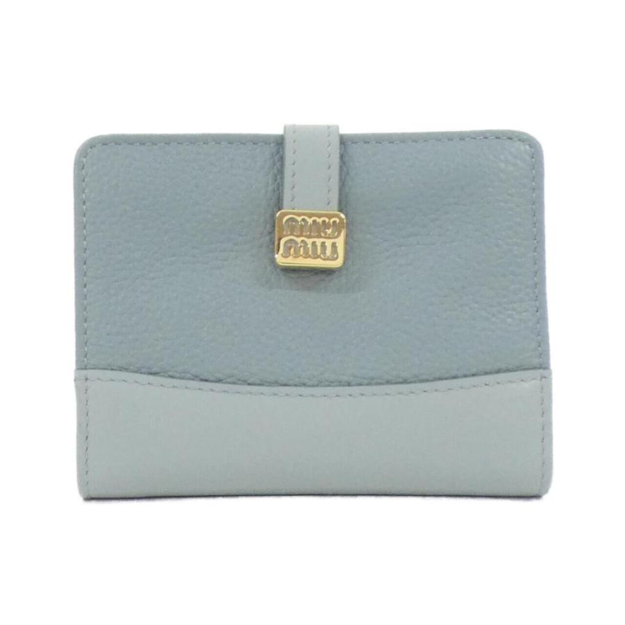 新品未使用★ミュウミュウ ★5MH034★折財布★コンパクト財布 コンパクトなのに実用的♪】ミュウミュウ ミニ財布 (MiuMiu