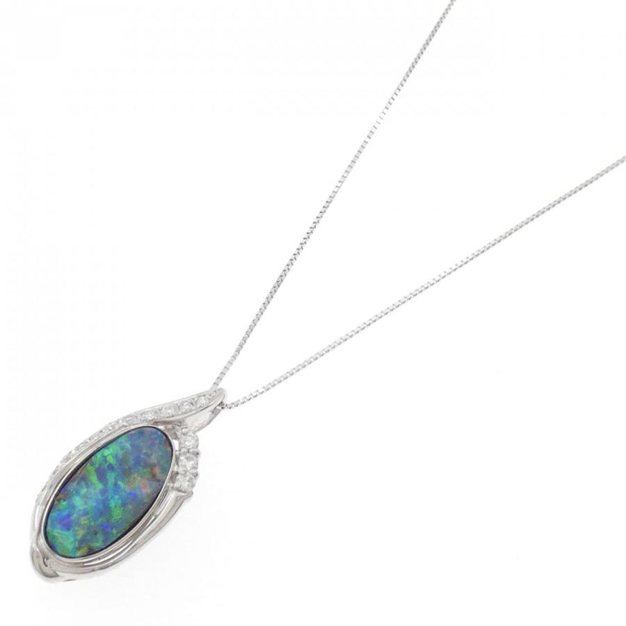 K18WG ボルダーオパール ネックレス 4.93CT : KOMEHYO ONLINESTORE 