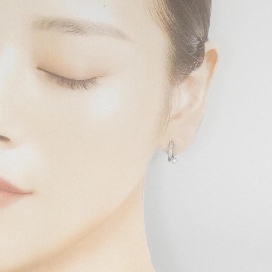 K14WGダイヤピアス K14ピアス《ZH10234-WG》 | 京セラジュエリー オンラインストア