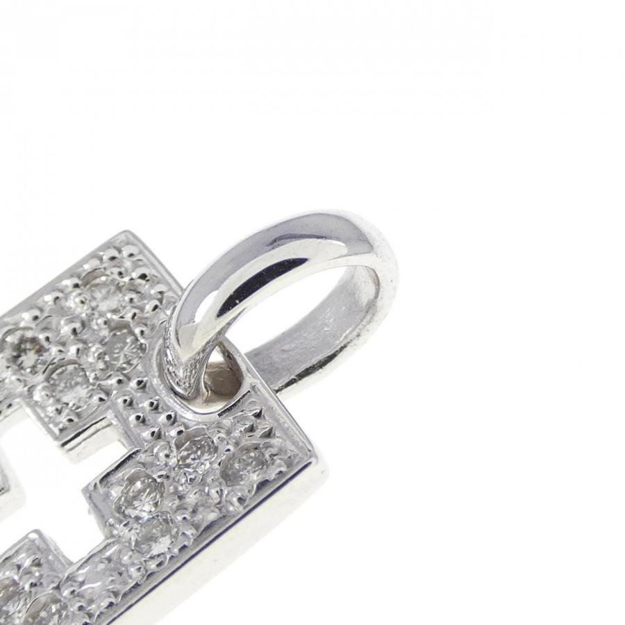 K18WG クロス ダイヤモンド ペンダント 0.21CT : KOMEHYO