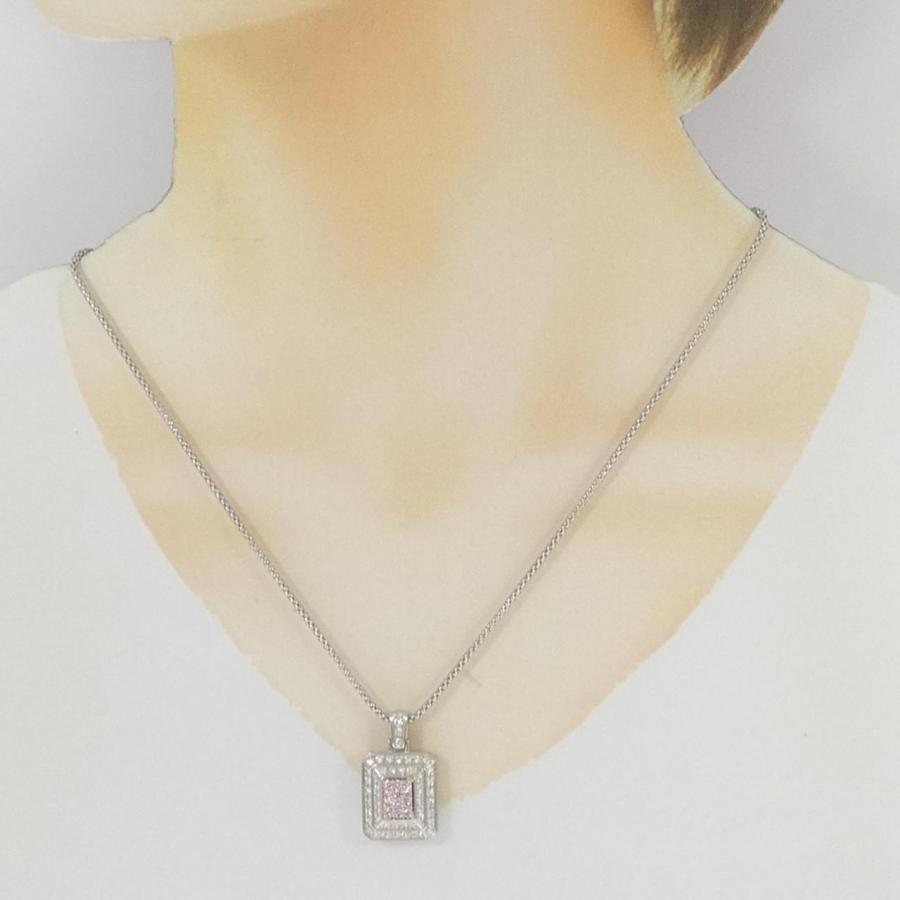 PT900/PT850 ピンクダイヤモンド ネックレス 0.32CT : KOMEHYO 