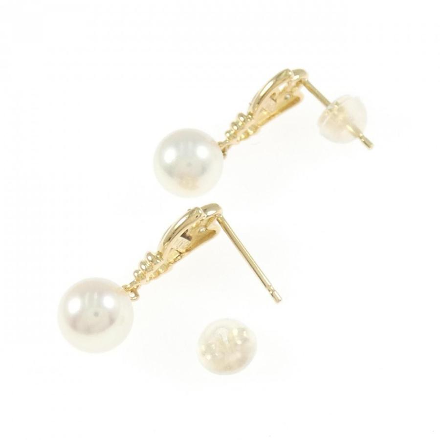K18YG アコヤパール ピアス 6.9mm : KOMEHYO ONLINESTORE Yahoo!店 