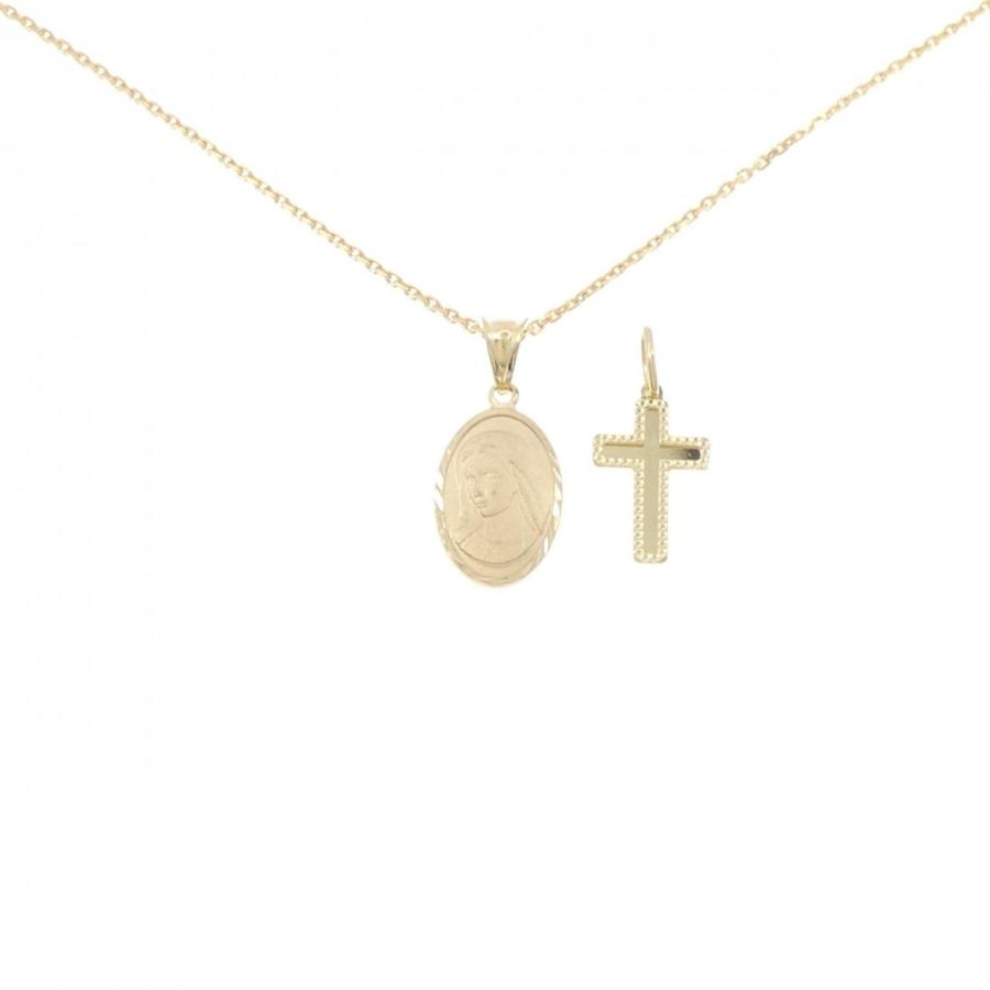 K18YG 2WAY クロス ネックレス : KOMEHYO ONLINESTORE Yahoo!店 - 通販 