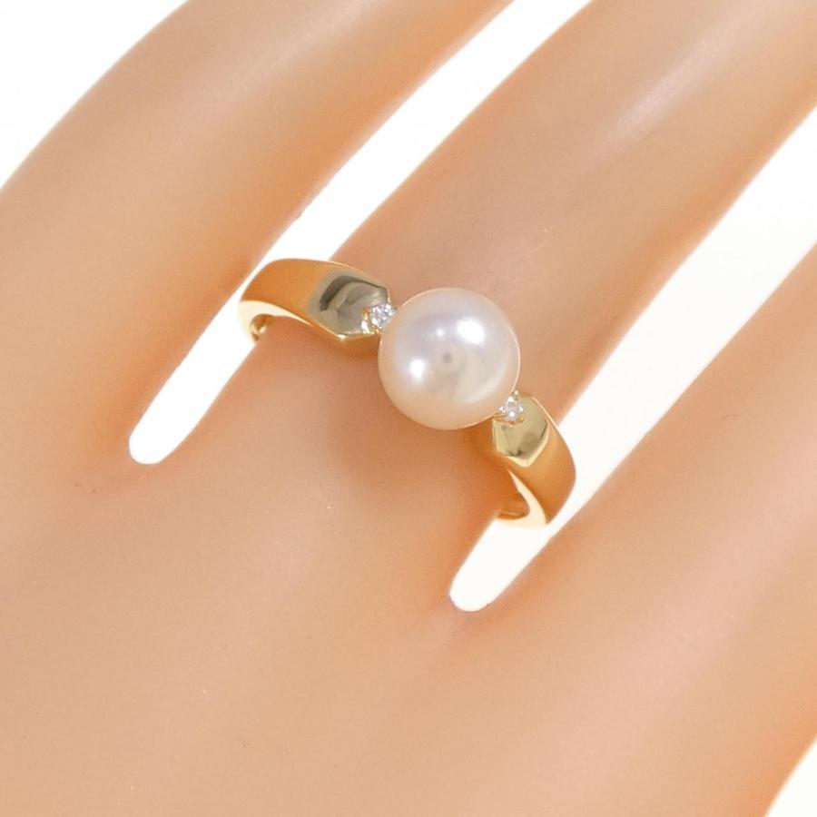 K18YG アコヤパール リング 6.5mm_3