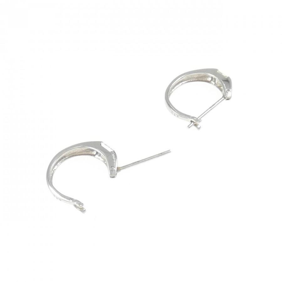 K18WG ダイヤモンド フープ ピアス 0.30CT : KOMEHYO ONLINESTORE