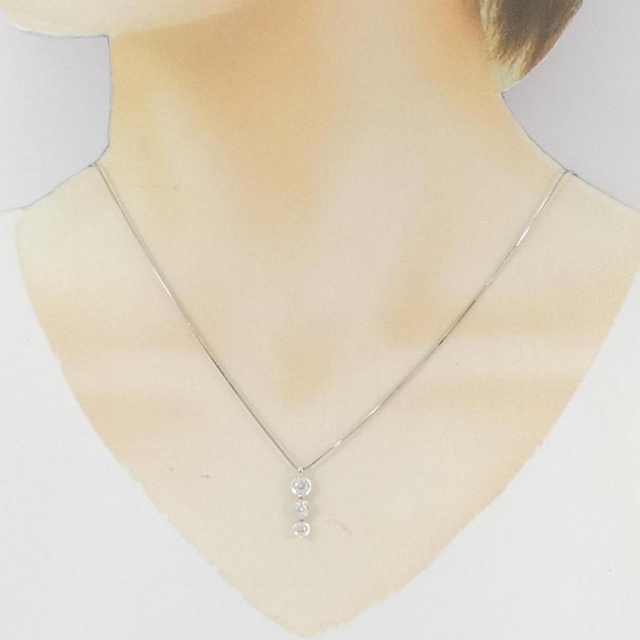 PT900/PT850 ダイヤモンド ネックレス 0.50CT : KOMEHYO ONLINESTORE 