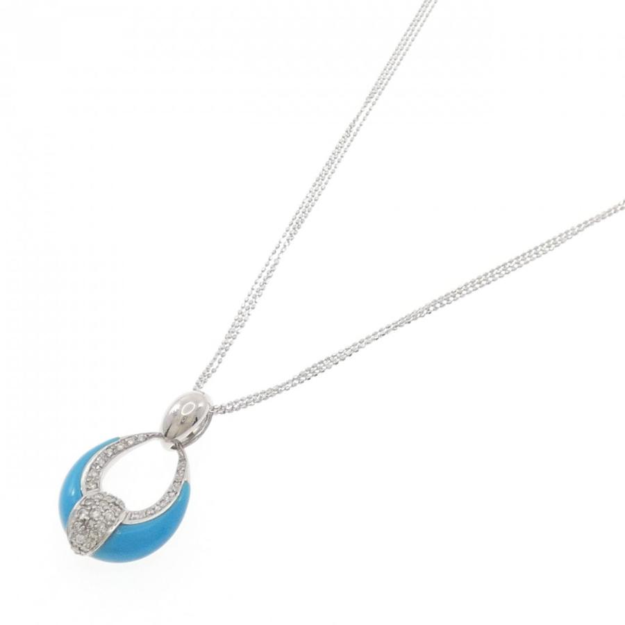 K18WG ターコイズ ネックレス : KOMEHYO ONLINESTORE Yahoo!店 - 通販 