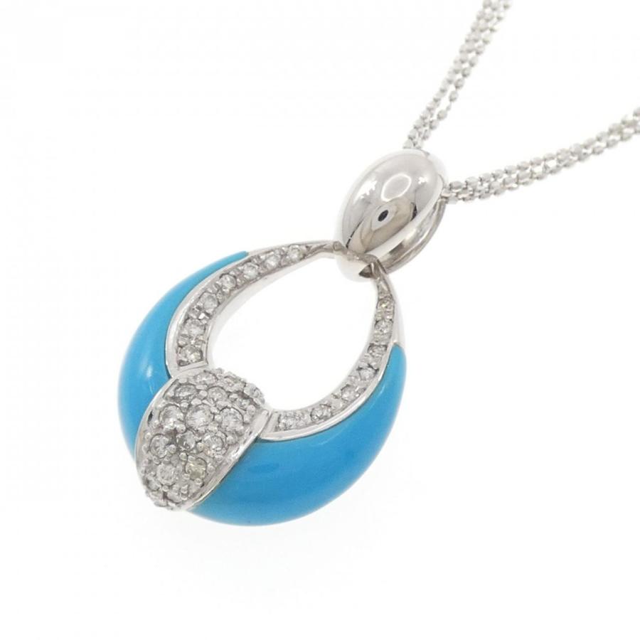 K18WG ターコイズ ネックレス K18WG ターコイズ ネックレス : KOMEHYO ONLINESTORE Yahoo!店 - 通販