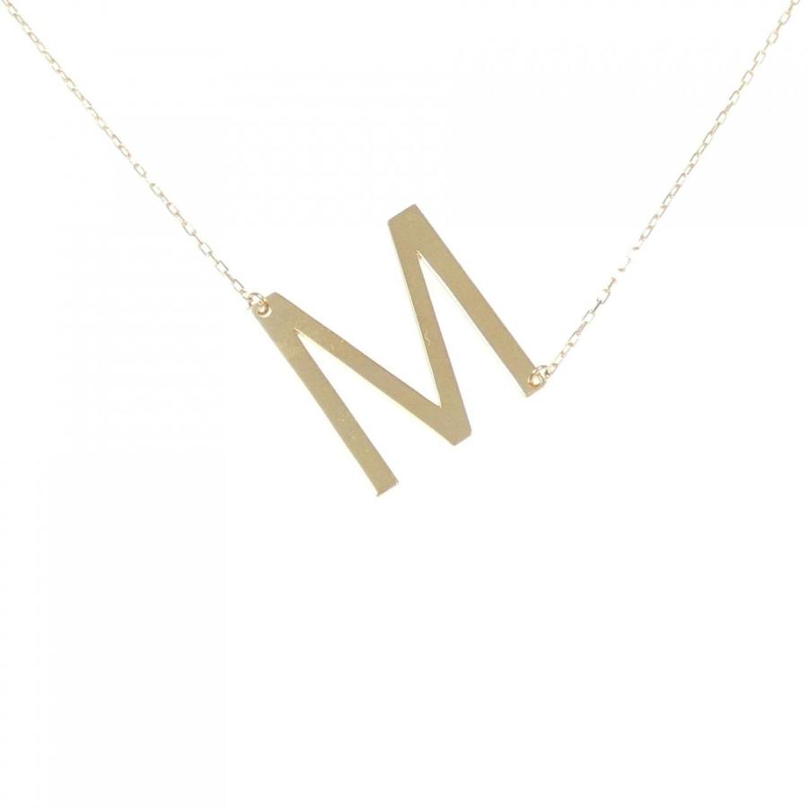 K18YG イニシャルM ネックレス : KOMEHYO ONLINESTORE Yahoo!店 - 通販  