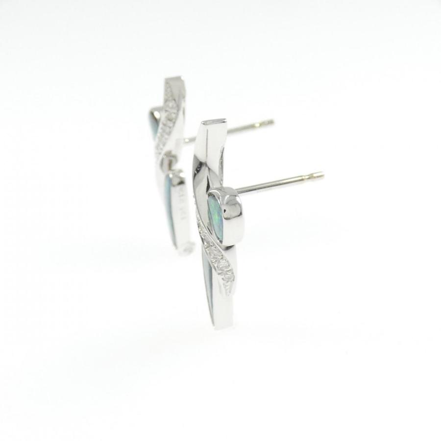 K18WG/K14WG ボルダーオパール ピアス 1.51CT : KOMEHYO ONLINESTORE 