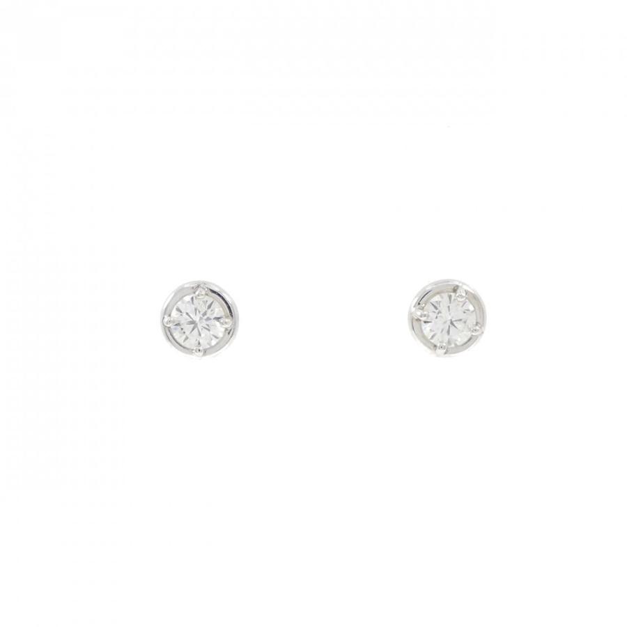 K18WG/K14WG 2WAY ダイヤモンド ピアス 0.854CT : KOMEHYO ONLINESTORE