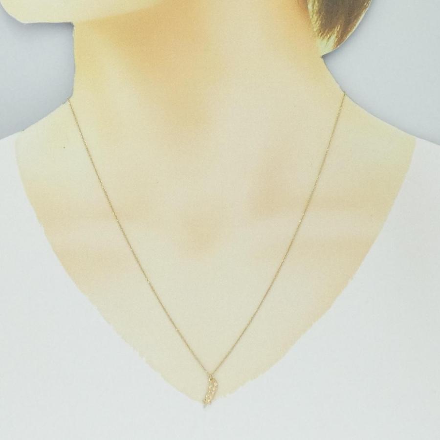 K18PG/K18YG ダイヤモンド ネックレス 0.02CT : KOMEHYO ONLINESTORE 
