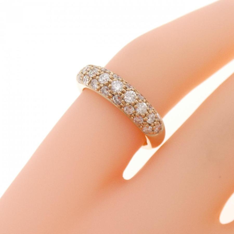 K18PG パヴェ ダイヤモンド ピンキーリング 0.50CT : KOMEHYO