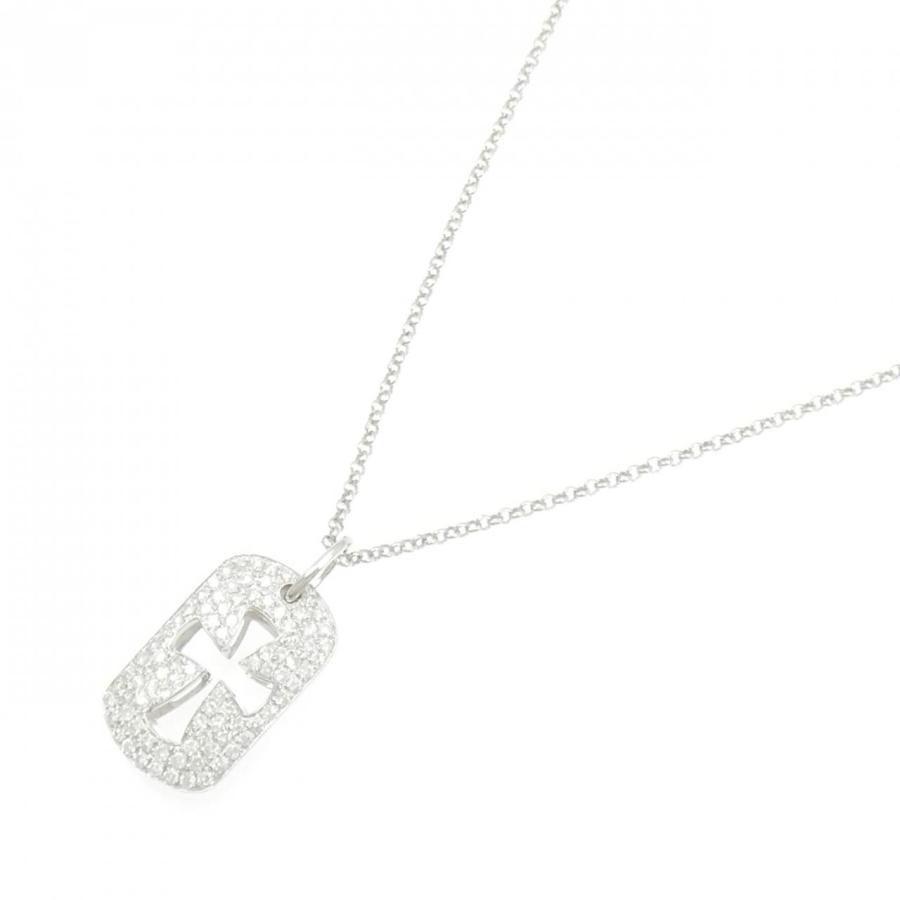 K18WG クロス ダイヤモンド ネックレス 1.12CT : KOMEHYO ONLINESTORE 