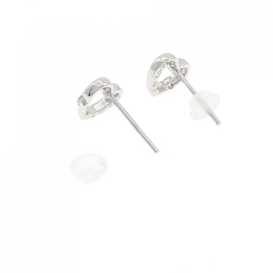 フォリフォリ ハート ダイヤモンド ピアス 0.06CT : KOMEHYO