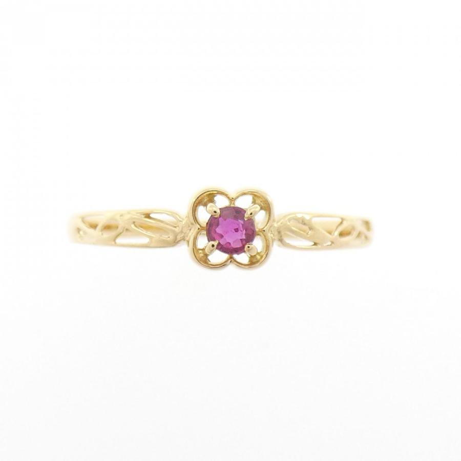 K18YG ルビー リング 0.084CT : KOMEHYO ONLINESTORE Yahoo!店 - 通販