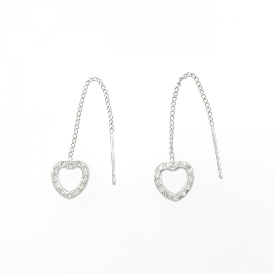K14WG ハート ダイヤモンド ピアス : KOMEHYO ONLINESTORE Yahoo!店 