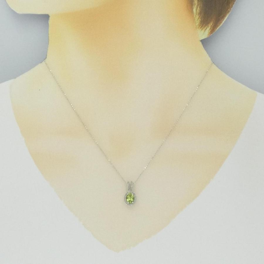 K18WG ペリドット ネックレス : KOMEHYO ONLINESTORE Yahoo!店 - 通販 
