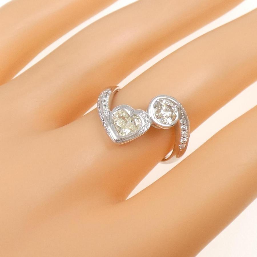 【新品】K18WG ダイヤ0.10ct ハート 18金 ホワイト0.9グラム K18WG ハート ダイヤモンド リング 1.092CT : KOMEHYO ONLINESTORE